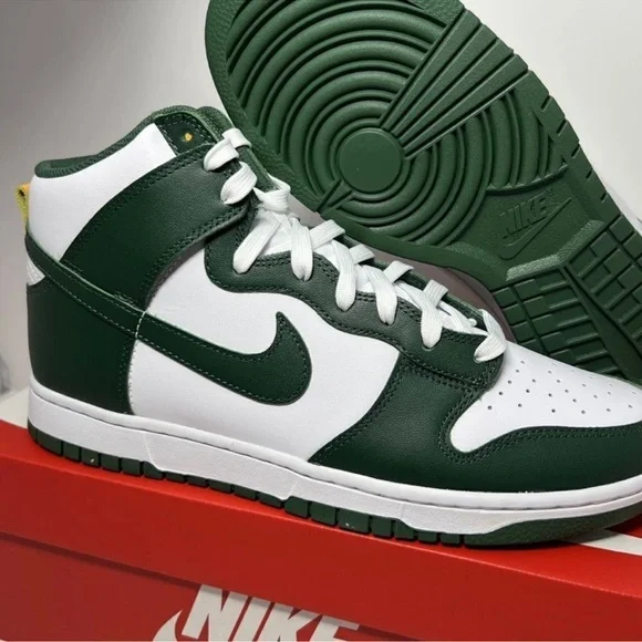 Nike Dunk High Australia Noble Green White Gold DD1399-300 - Picture 2 of 16